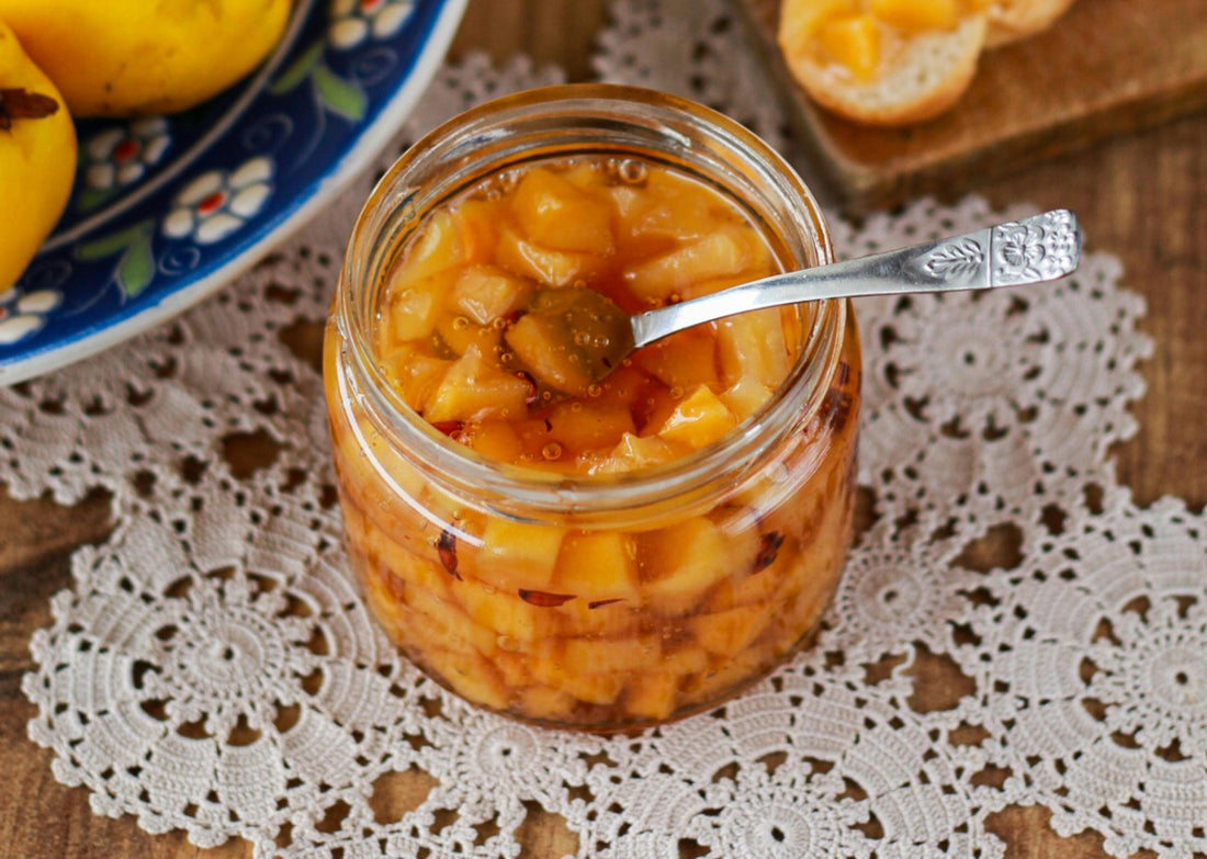 marmalade in glass jars