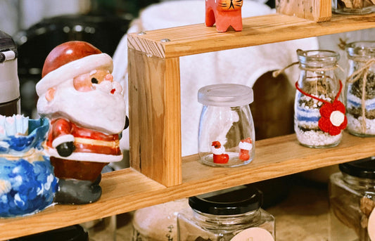 13 DIY Ways to Style or Decorate Glass Square Jars and Bottles For Chrismas