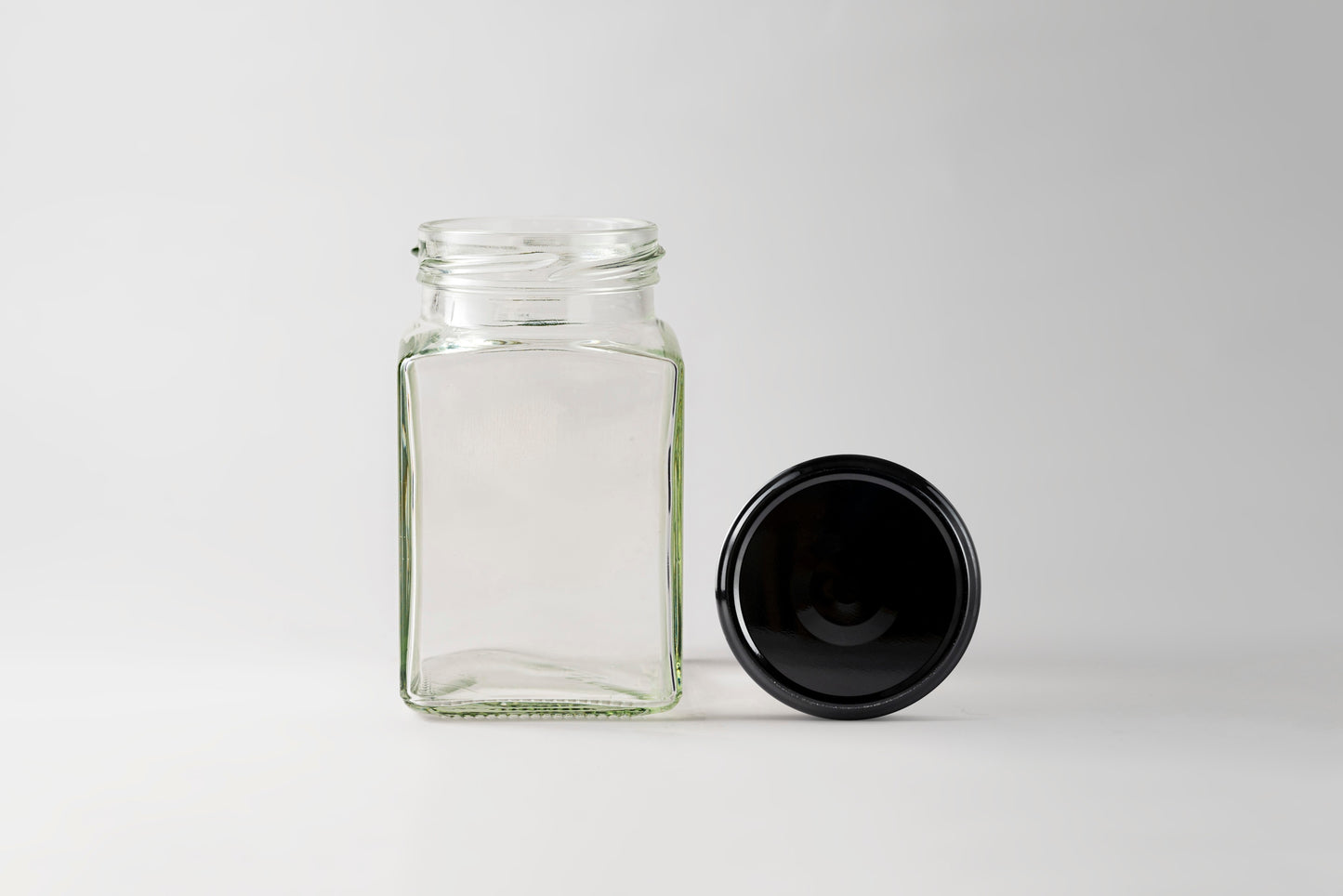 Glass Jar 200ml Square - Southern Jar Company Ltd
