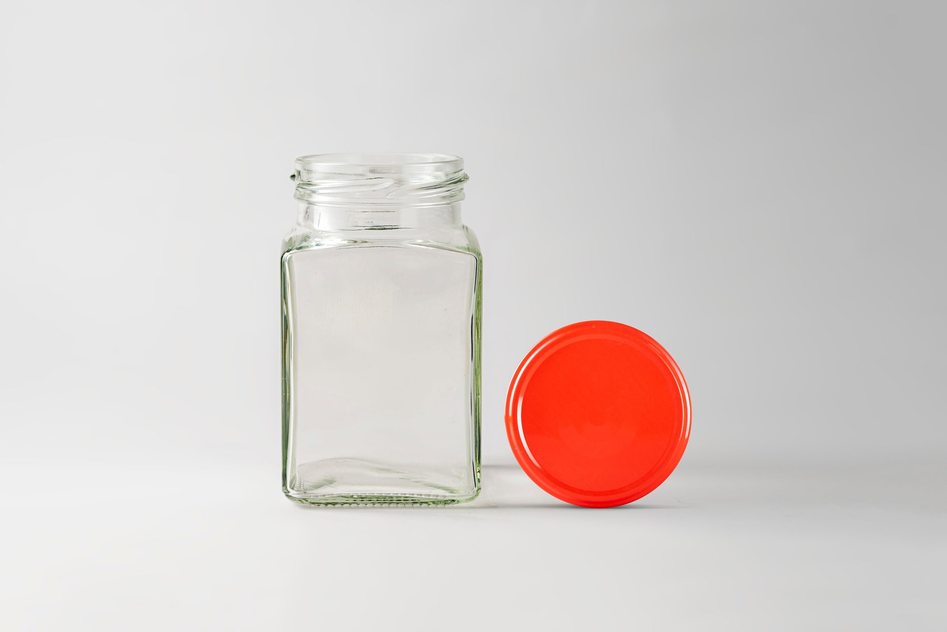 Glass Jar 200ml Square - Southern Jar Company Ltd