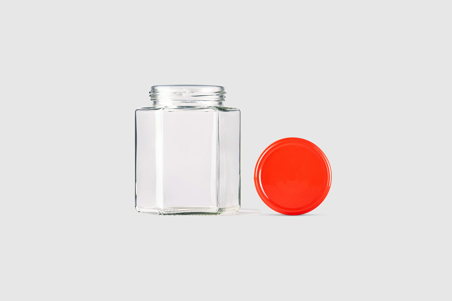 Glass Jar 500ml Hexagonal - Southern Jar Company Ltd