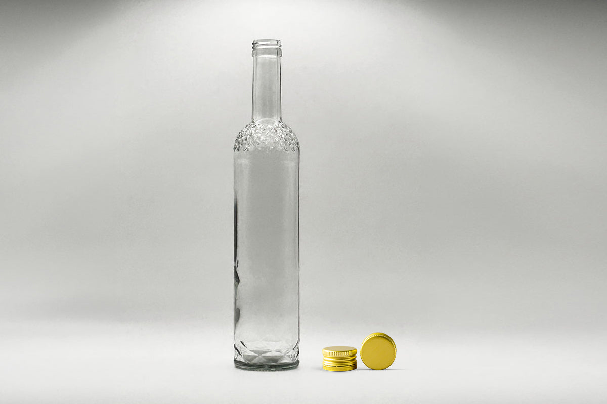 500ml Glass Spirits Bottle Nargiz - Southern Jar Company Ltd