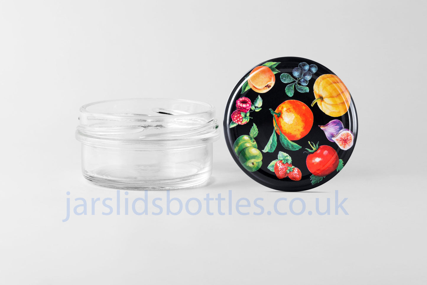 65 ml glass jar low profile
