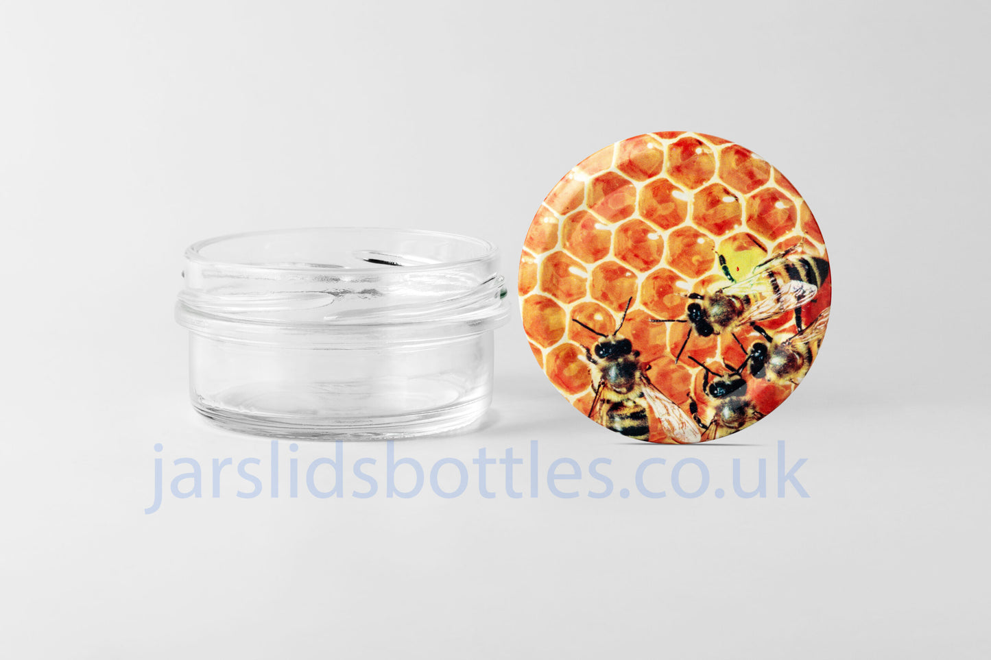 65 ml glass jar low profile
