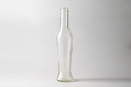 Glass bottle 200 ml Amphora. Stoppings included.