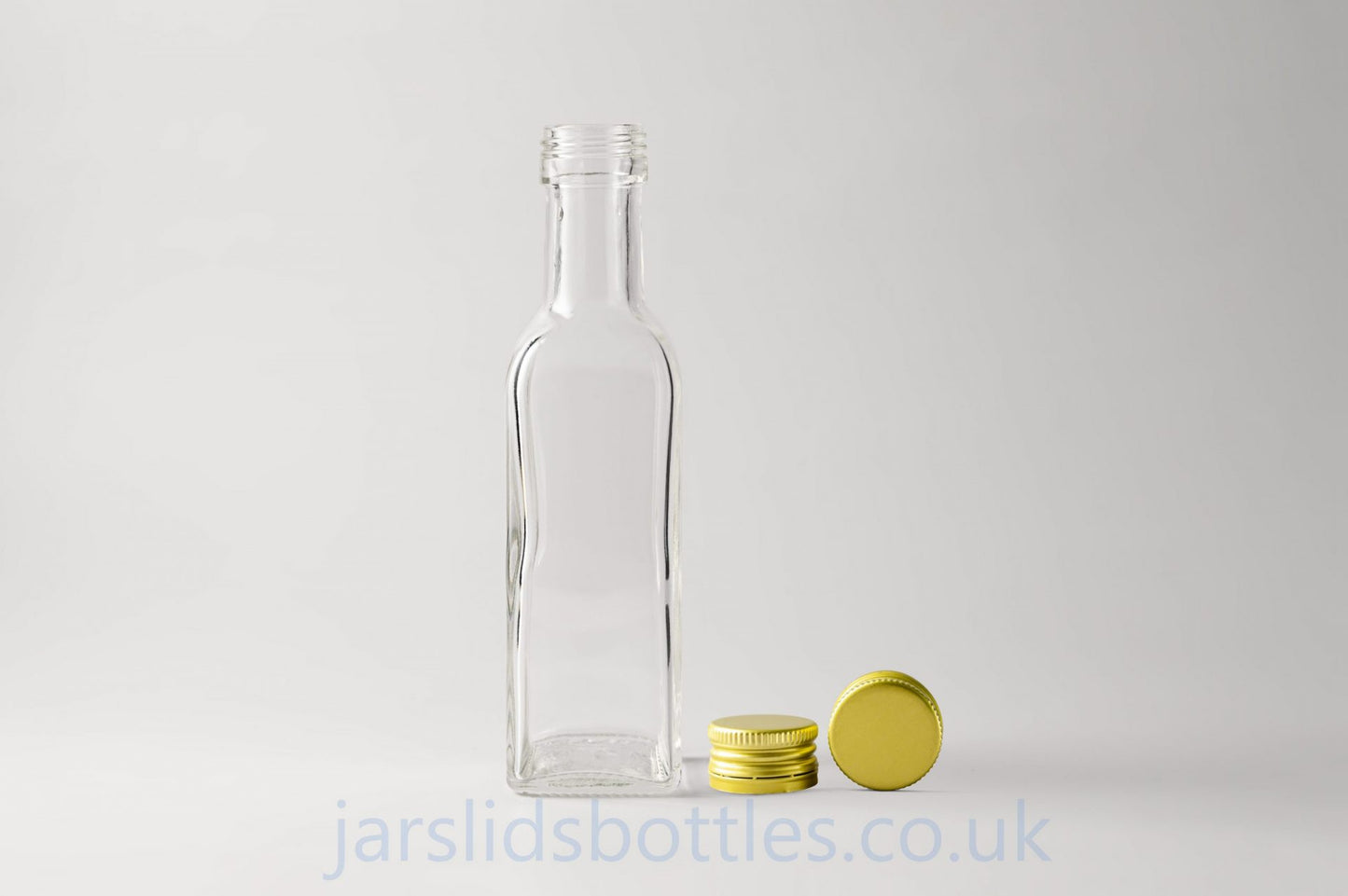 Glass bottle 60 ml Flint. Stoppings included.