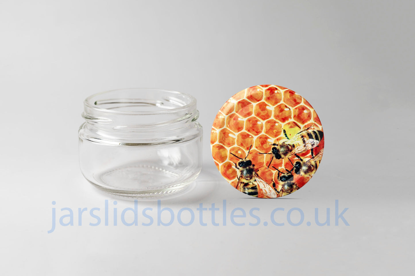 Low profile glass jar 100 ml