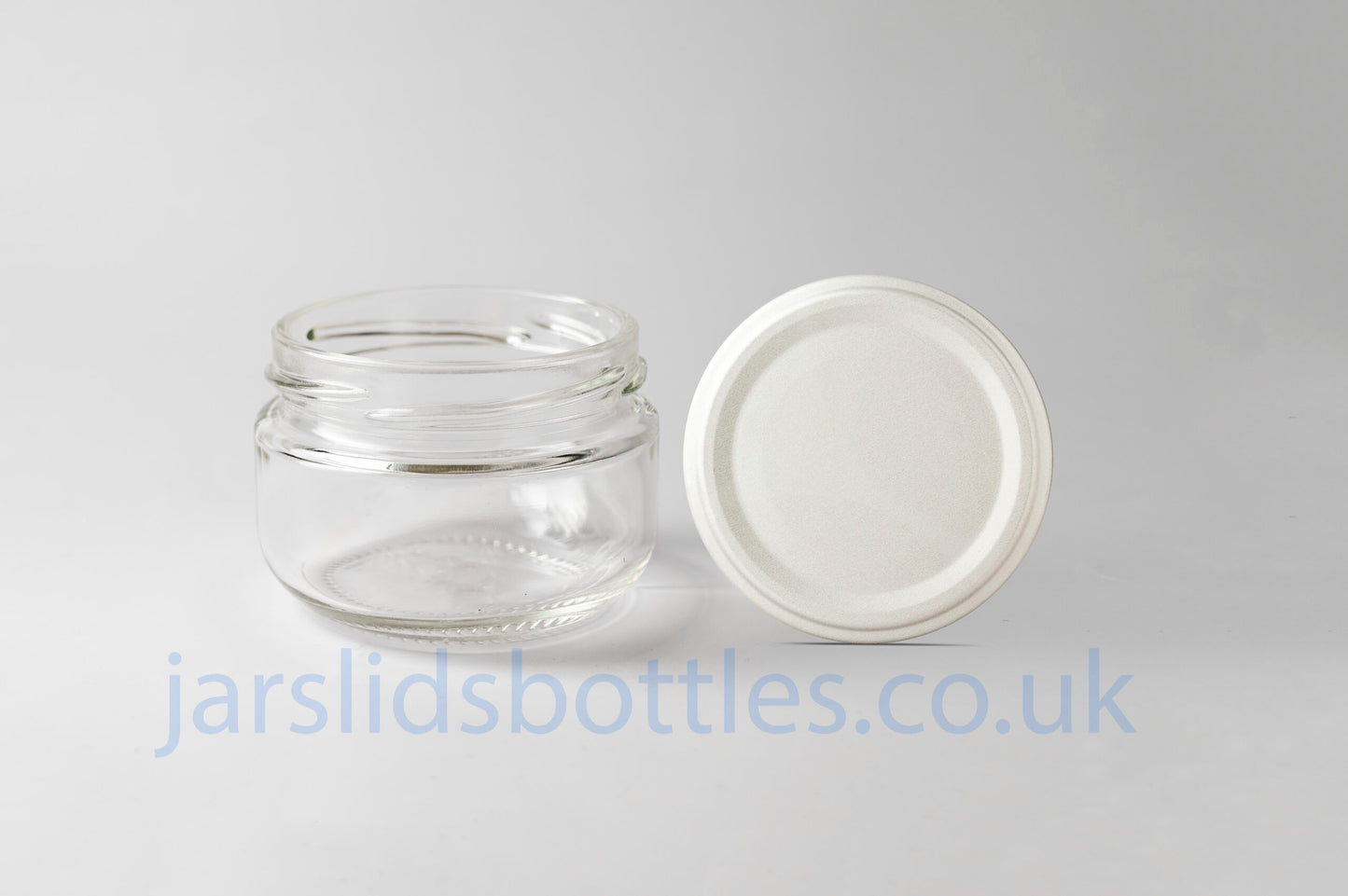 Low profile glass jar 100 ml