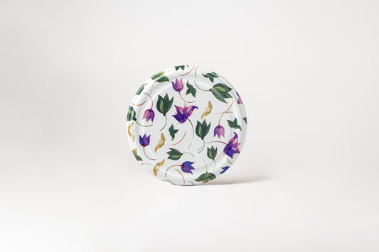 82mm White Leaves Twist Off Lids - Southern Jar Company Ltd