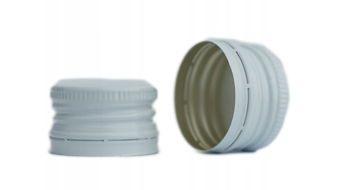 Screw Cap white 18/12