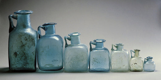 old glass jars
