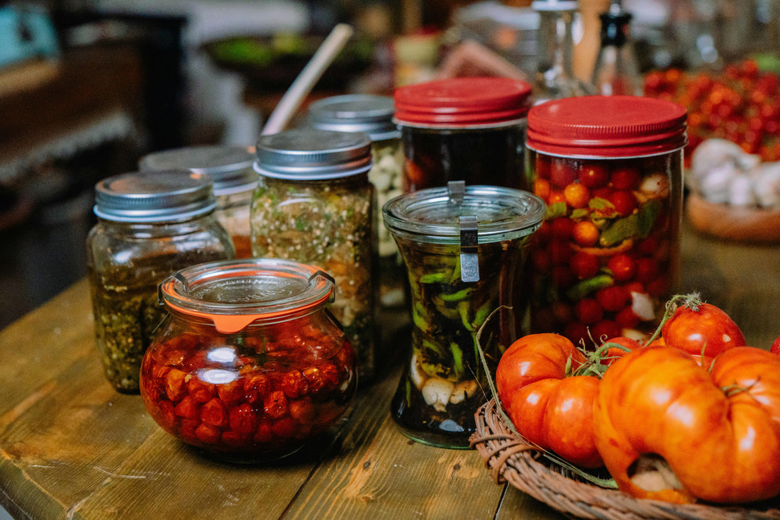 algeria glass jars