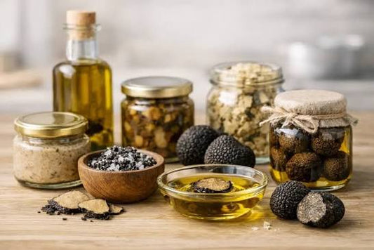 Bahraini Preserved Desert Truffles in Oil in glass jars