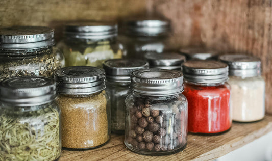 spice glass jars