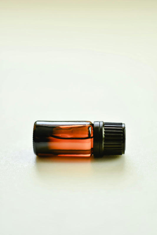 small glass bottles