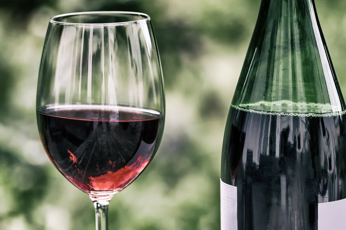 wine glass bottles