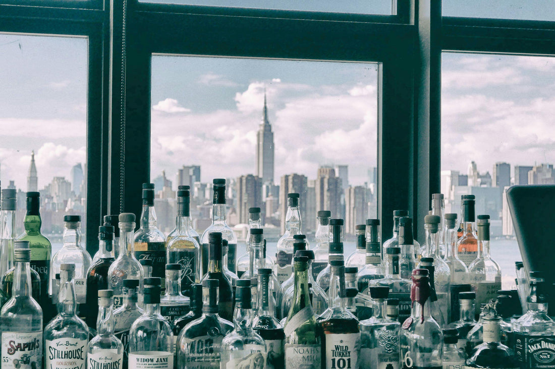 glass bottles