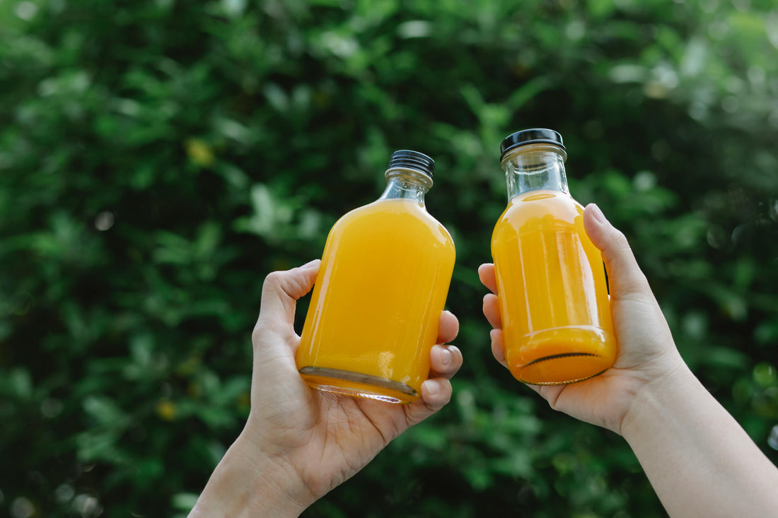 juice glass bottles