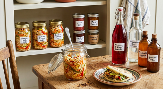 venezuala glass jars and glass bottles