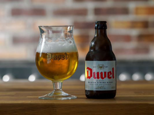 belgian beer glass bottle