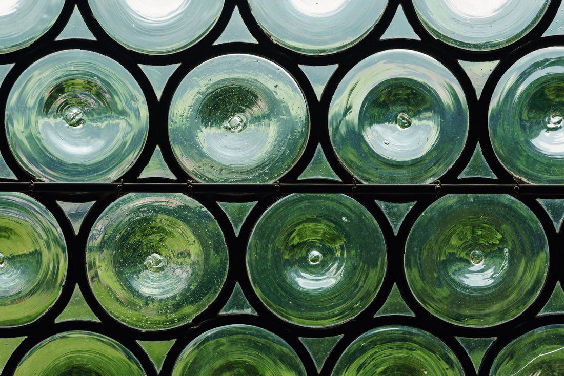 benin glass jars and bottles