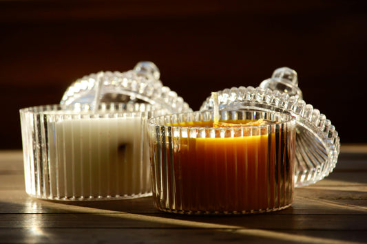Creative Christmas Decor Ideas Using Candle Containers with Lids