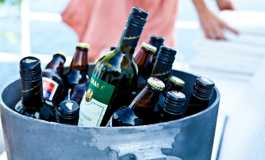 wine bottles