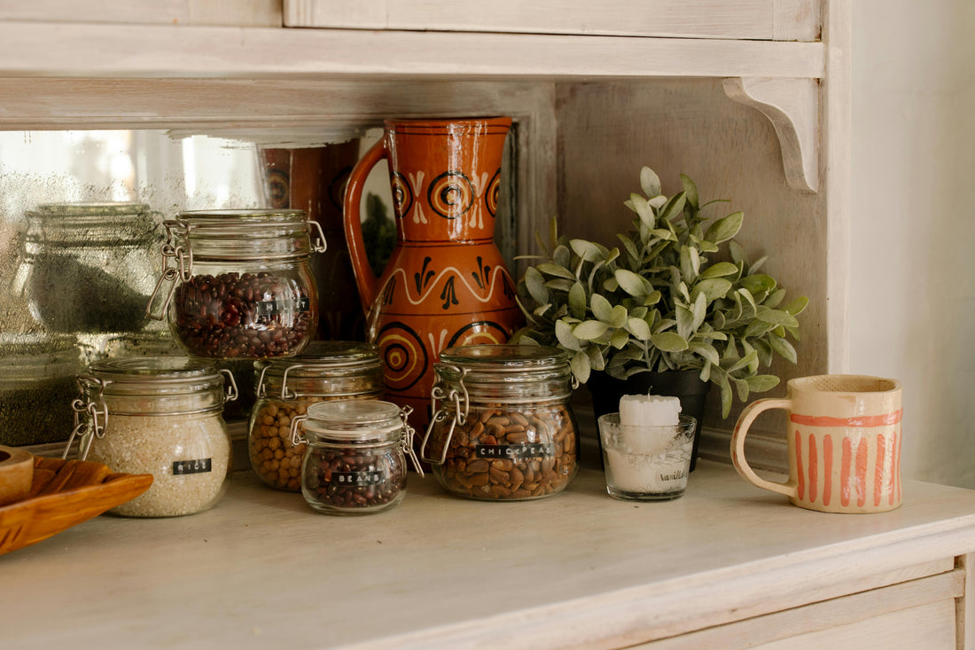decorative glass jars  big pickle jar