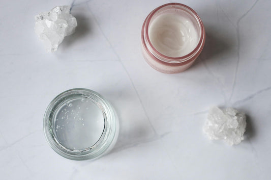 cosmetic glass jars