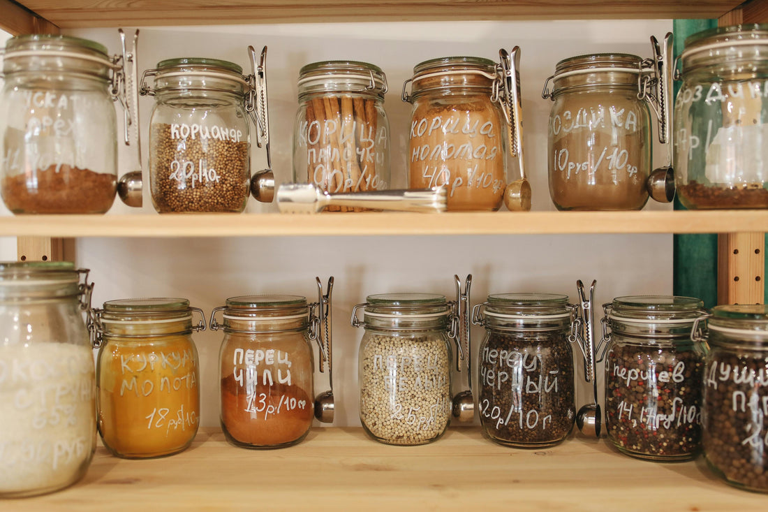 glass jars