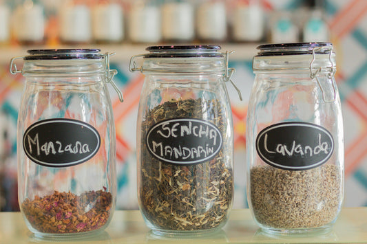 glass jars with lids
