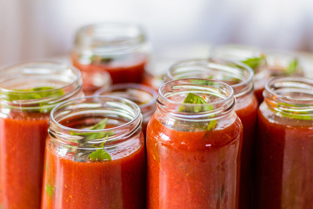 glass jars 