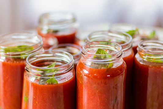 glass jars 