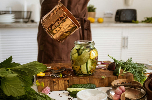 pickle orcio glass jars