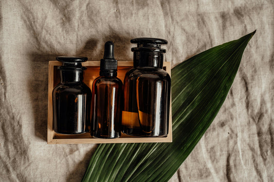 cosmetic glass bottles