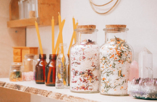 large glass bopttles for decor