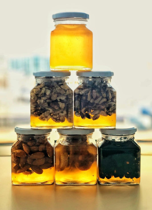 honey glass jars