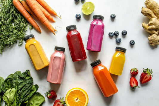 11 Winter Juices You can Serve or Store in Mini Glass Jars with Lids or Glass Bottles