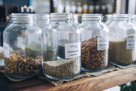 glass jars