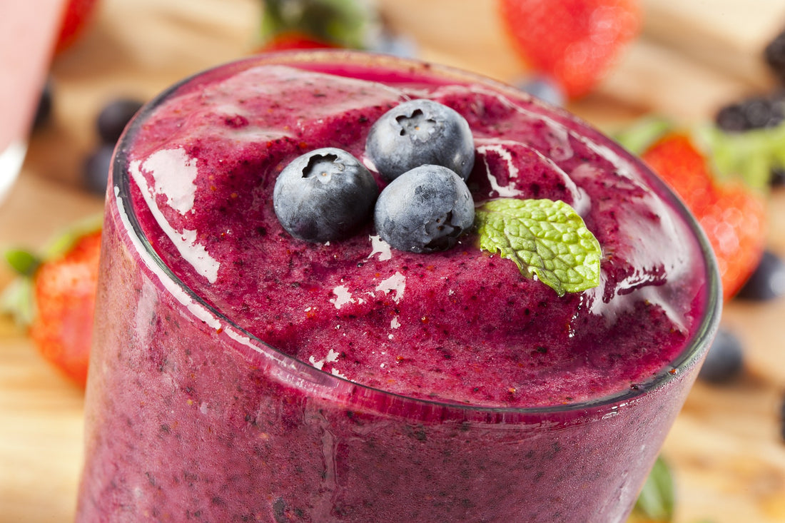 How to Make a Delicious Blueberry Sorbet in a Small Glass Jar with Lid: The Recipe