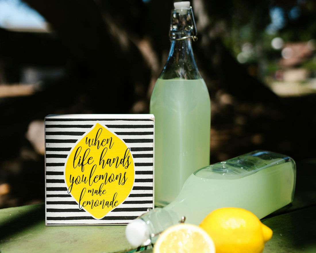 square glass bottles