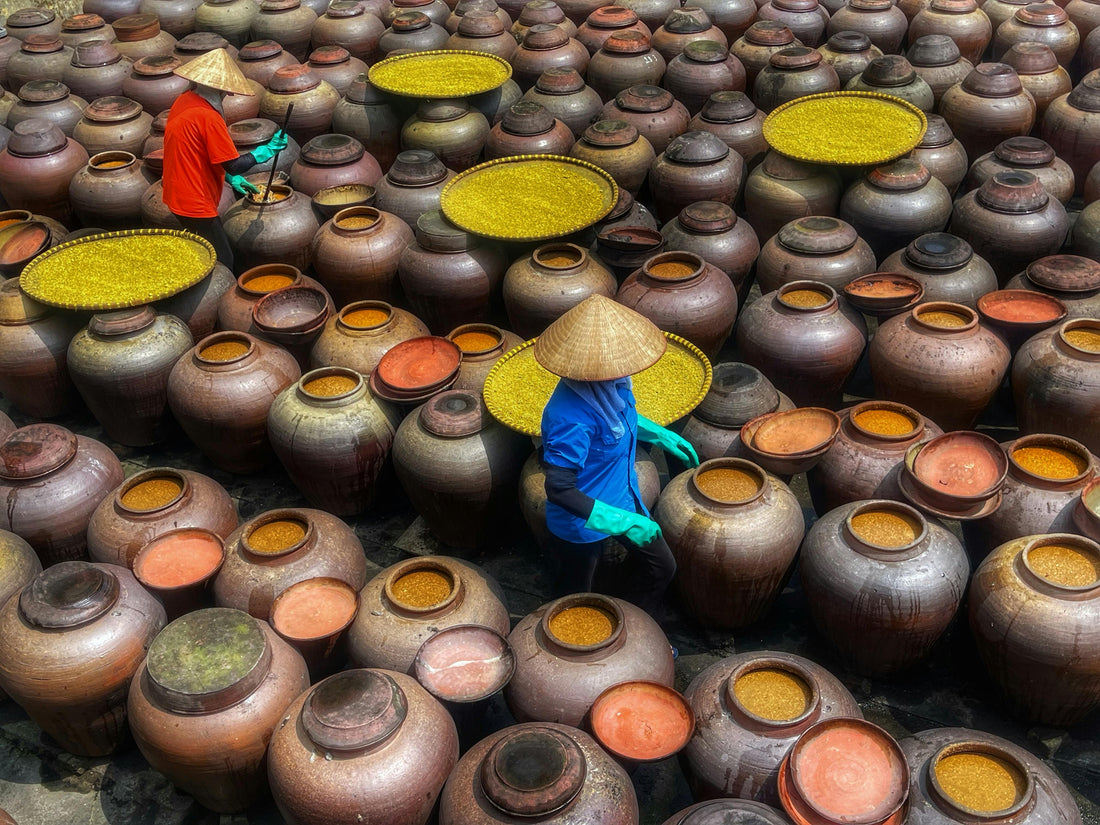 vietnam glass jars and bottles