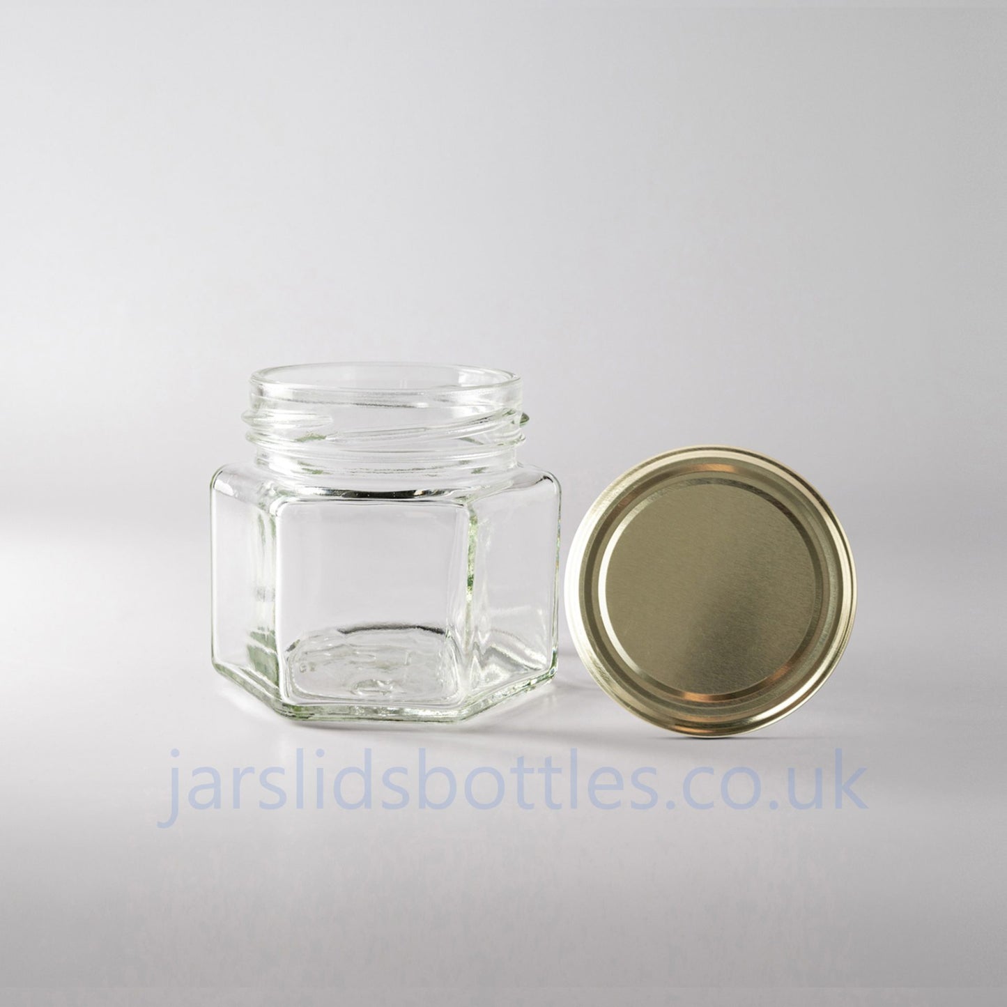 100ml hexagonal glass jar