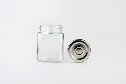 Glass Square Jar 106ml Liguria - Southern Jar Company Ltd