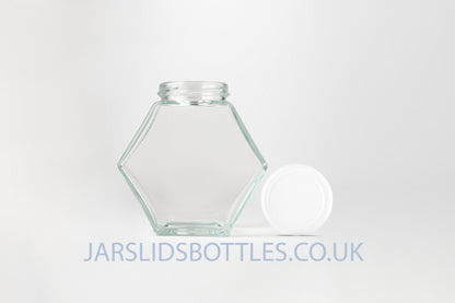 Glass jar 280 ml Hexagon - Southern Jar Company