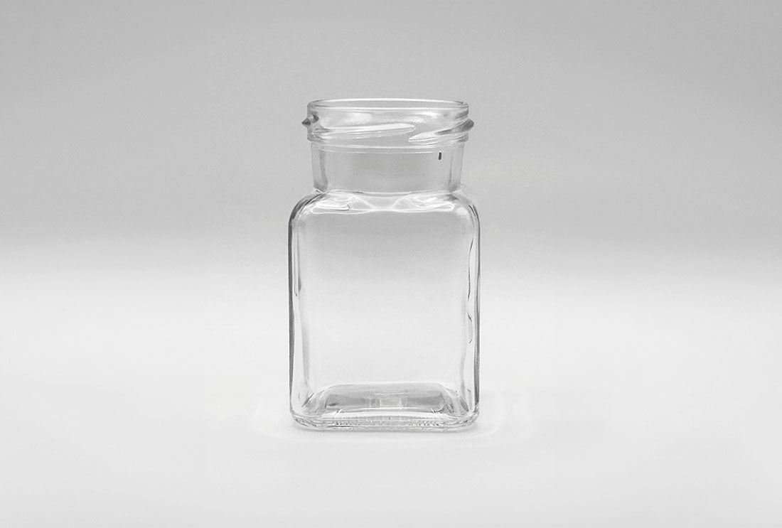 Glass Jar 150ml Square - Southern Jar Company Ltd