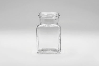 Glass Jar 150ml Square - Southern Jar Company Ltd
