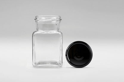 Glass Jar 150ml Square - Southern Jar Company Ltd