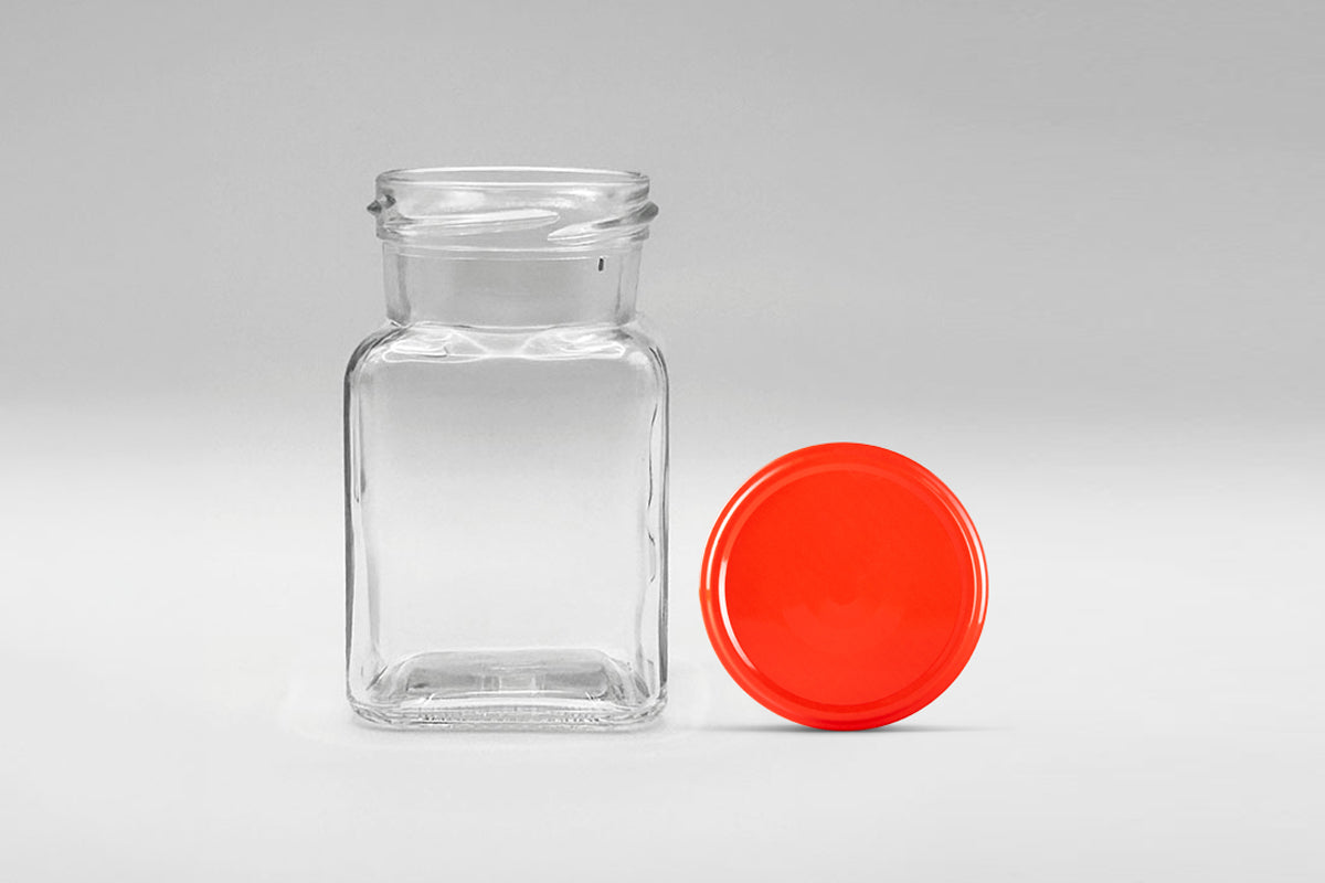 Glass Jar 150ml Square - Southern Jar Company Ltd