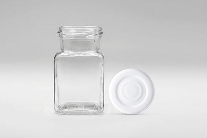 Glass Jar 150ml Square - Southern Jar Company Ltd